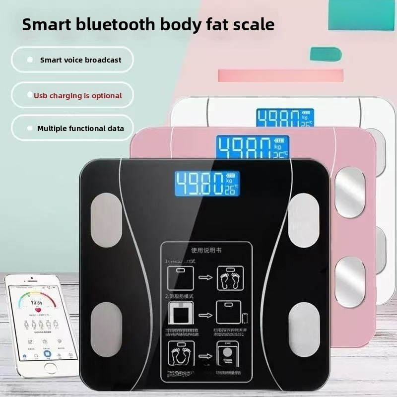Body Fat Scale Smart - 체지방 측정기 체중 감량 및 지방