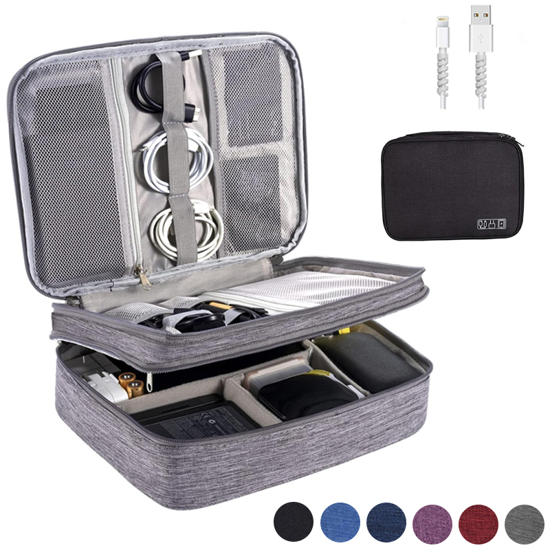 Electronics Gadgets Bag - 휴대용 디지털 저장 가방 USB 가제트