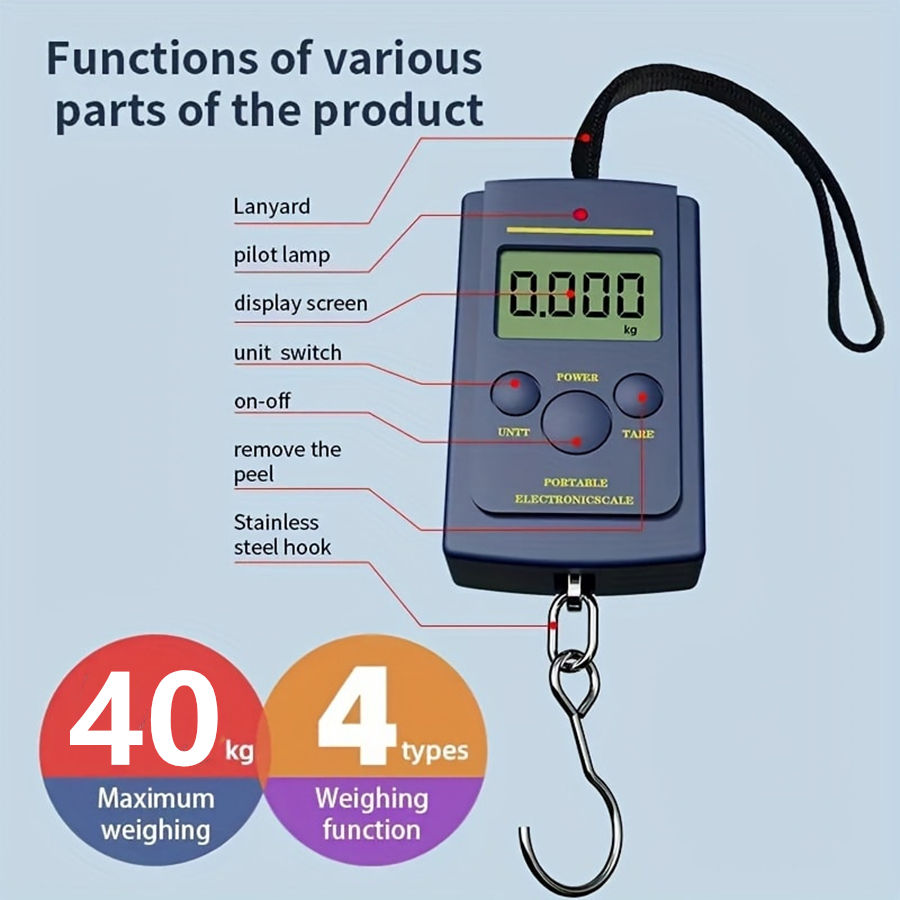 Electronics And Gadgets - 40kg 다기능 미니 전자 디지털 휴대용