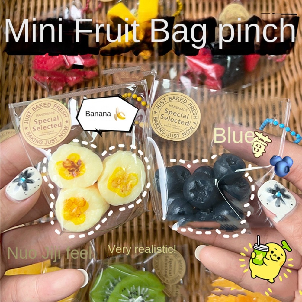 Electronics Gadgets Bag - 시뮬레이션 과일 가방 스퀴즈 장난감 미니