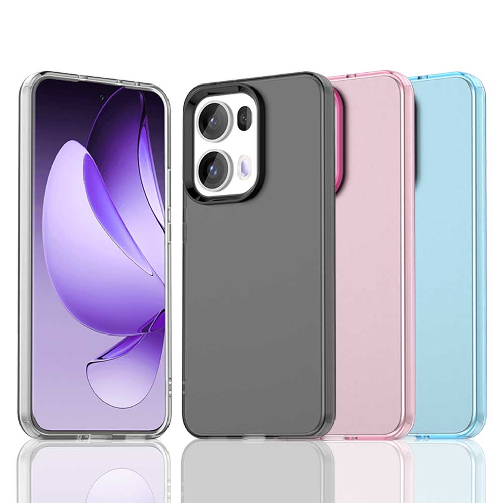 Oppo Reno 12 - 캔디 컬러 무광 반투명 케이스 (OPPO