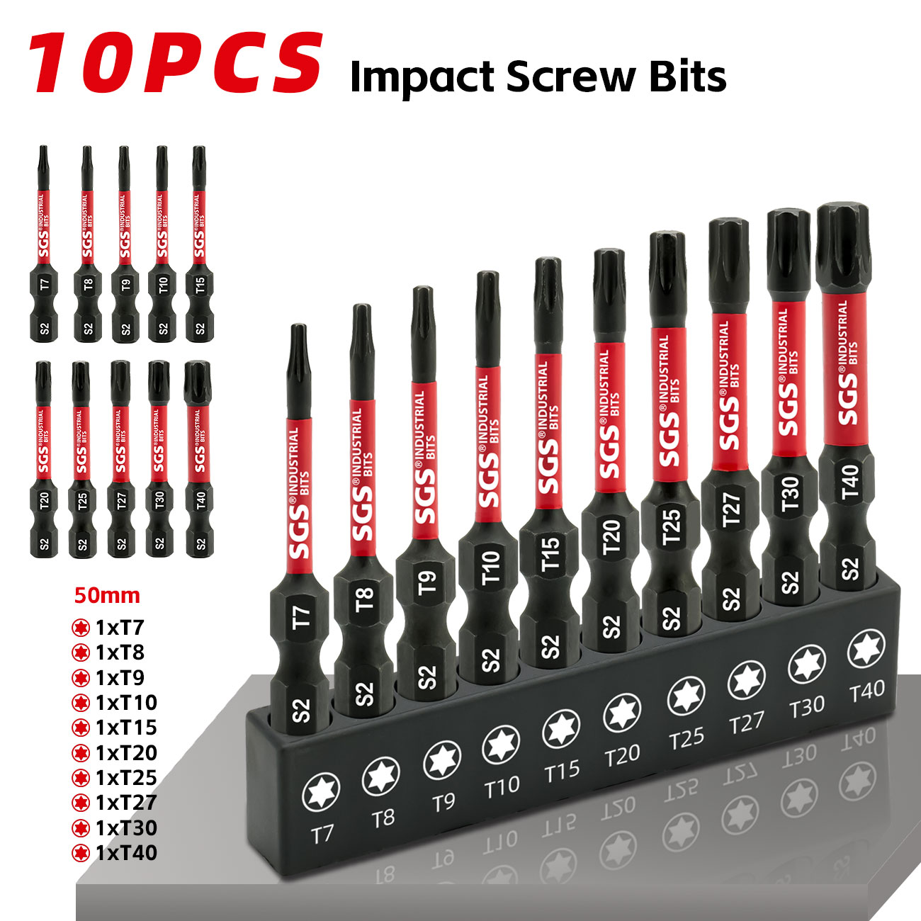 Electronics Repair Gadgets - 10피스 자석식 별 모양 비트 세트,