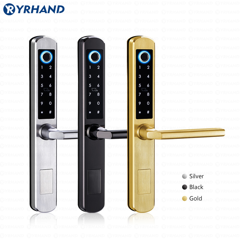 IP66 골드 스테인레스 스틸 슬라이딩 유리 스마트 잠 - Unique Electronics Gadgets 리뷰 및 가격