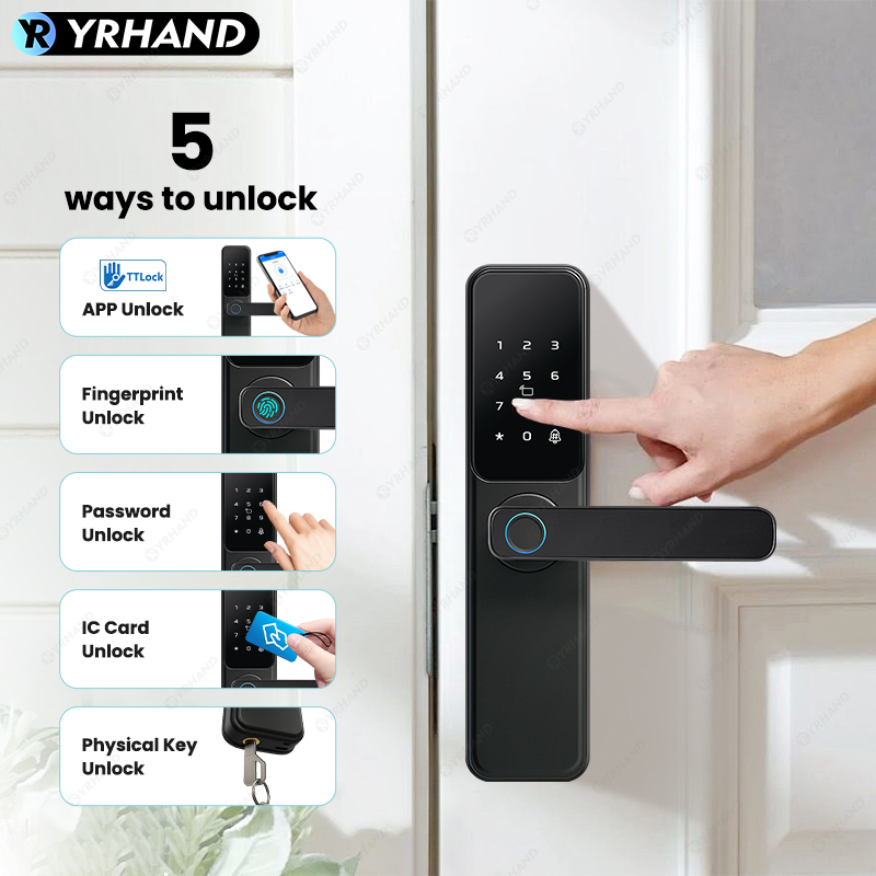블루투스 TTLock 앱 지문 잠금 장치 Cerradu - Unique Electronics Gadgets 리뷰 및 가격