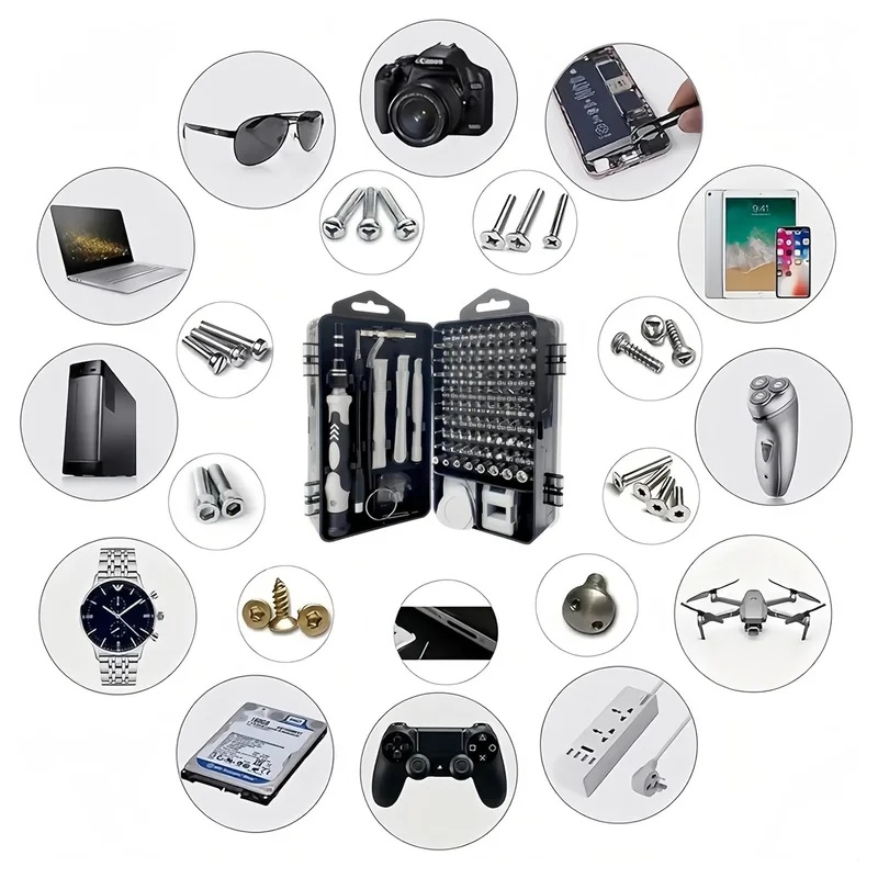 115-in-1 정밀 드라이버 세트, 전자제품, 휴대폰 - Electronics Repair Gadgets 리뷰 및 가격