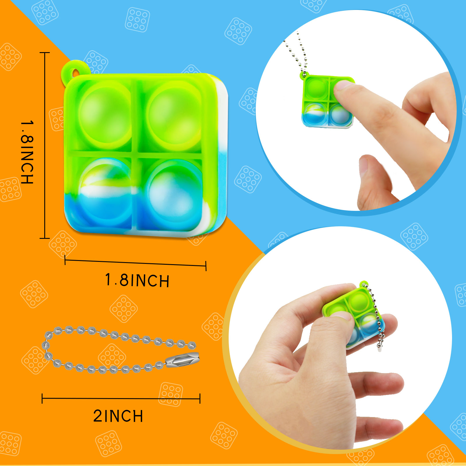 미니 팝 피젯 키체인 장난감 대량 팩 어린이 교실 상품 - Electronics Gadgets Bag 리뷰 및 가격