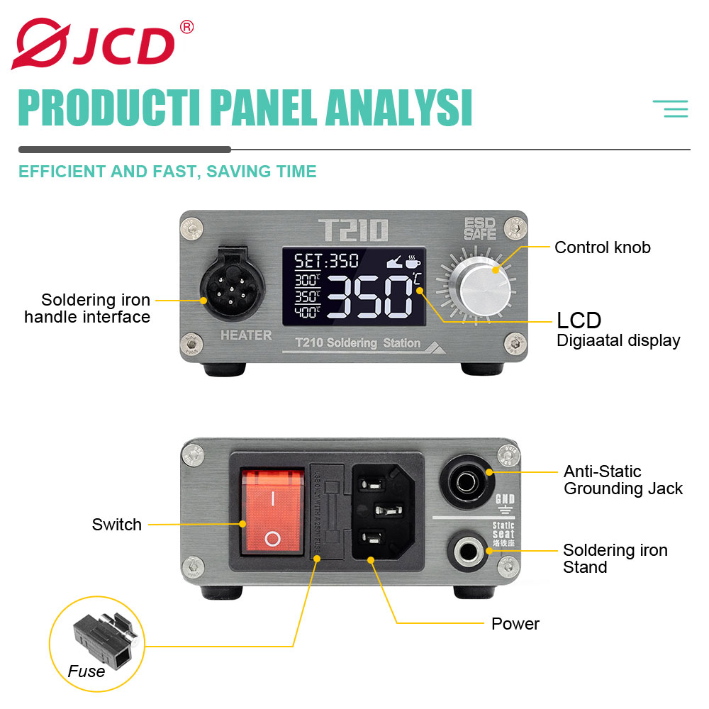 JCD T210 스마트 납땜 스테이션 디지털 용접 장비 - Electronics Repair Gadgets 리뷰 및 가격