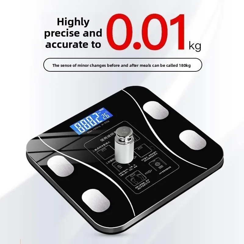 고정밀 USB 충전식 스마트 디지털 체중계, LED 디 - Body Fat Scale Smart 리뷰 및 가격