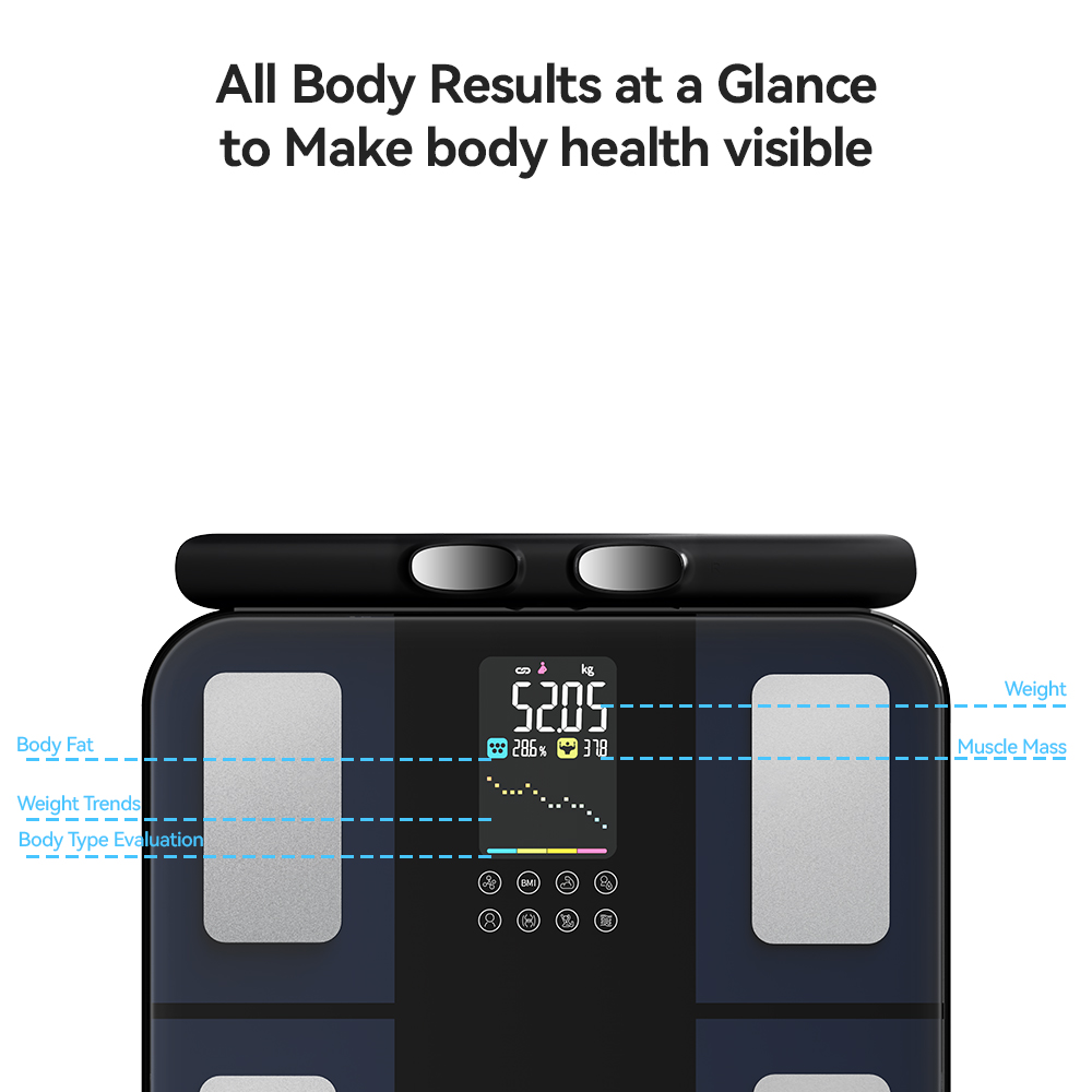 스마트 디지털 체성분 측정기 바이오임피던스 체지방 체중 - Body Fat Scale Smart 리뷰 및 가격