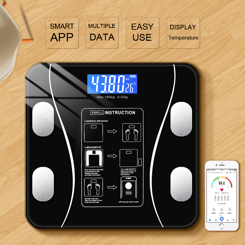 체지방 측정기 스마트 무선 디지털 욕실 체중계 스마트폰 - Body Fat Scale Smart 리뷰 및 가격